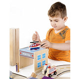 Guidecraft Wooden Truck Collection Set of 12: Vehicle Set for Toddlers