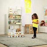 Melissa & Doug Jumbo Wooden Stacking Train - Natural