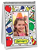 Melissa & Doug Month-by-Month Flip Frame - 12 Photo Borders (4 x 6 inches), 4 Markers