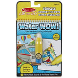 Melissa & Doug On The Go Water Wow! Reusable Water-Reveal Connect The Dots Activity Pad – Vehicles
