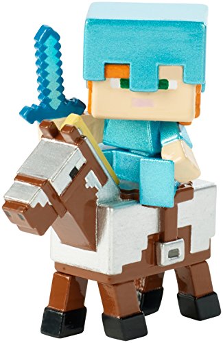 Minecraft Deluxe Mini Alex on Armored Horse Figure