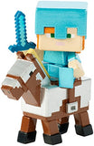 Minecraft Deluxe Mini Alex on Armored Horse Figure