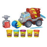 Play-Doh Max The Cement Mixer Toy Construction Truck with 5 Non-Toxic Colors, 2-Ounce Cans (Amazon Exclusive)