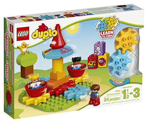LEGO DUPLO My First Carousel 10845 Educational Toy, Large Building Blocks