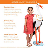 Melissa & Doug Lifelike Plush Stork Giant Standing Stuffed Animal (3+ Feet Tall, Great Gift for Girls and Boys - Best for 3, 4, 5 Year Olds and Up)