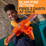 Nerf Doomlands Blaster Double Dealer Toy Blaster with Two 12-Dart Clips & 24 Official Elite Darts for Kids, Teens, & Adults, Orange, Standard