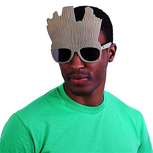 Costume Sunglasses Guardians of the Galaxy Groot Sun-Staches Party Favors UV400