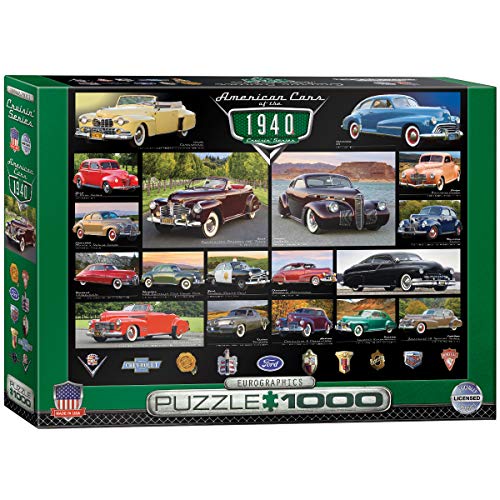 EuroGraphics 1940's Cruisin' Classics Jigsaw Puzzle (1000-Piece)
