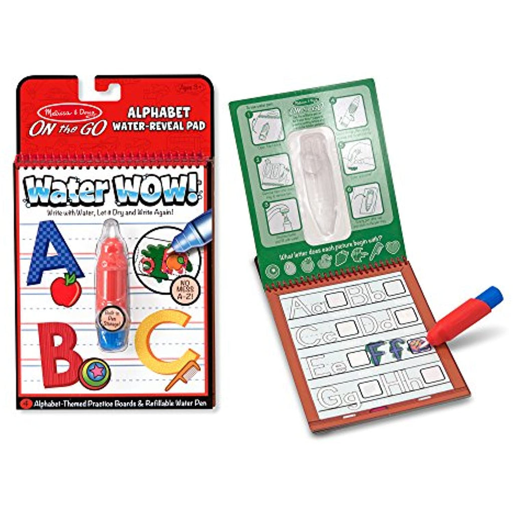 Melissa & Doug On The Go Water Wow Bundle Alphabet, Numbers and Colors & Shapes