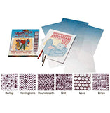 Melissa & Doug Scratch Art Shade-Tex Rubbing Plates - Textiles 6-Pack (Great Gift for Girls and Boys - Best for 5, 6, 7, 8, 9 Year Olds and Up)