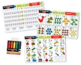 Melissa & Doug Alphabet / Numbers Placemat Bundle