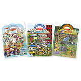 Melissa & Doug Puffy Sticker Play Set 3-Pack (Pirates, Vehicles, Safari)