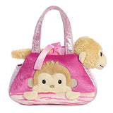 Aurora World Fancy Pals Peek-A-Boo Monkey Pet Carrier