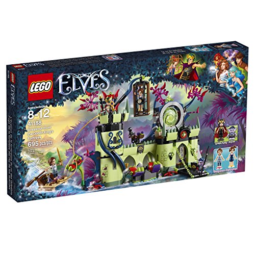 LEGO Elves Breakout From The Goblin Kings Fortress 41188 Building Kit 695 Piece