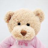GUND It’s a Girl T-Shirt Teddy Bear Stuffed Animal Plush in Pink, 12”