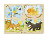 4-in-1 Peg Puzzle - Pets