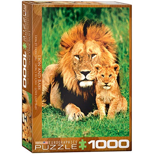 EuroGraphics Lion and Baby 1000 Piece Puzzle