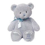 Baby GUND My First Teddy Bear Stuffed Animal Plush, Blue, 18"