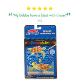 Melissa & Doug Sea Life Color-Reveal Scratch Art Activity Pad