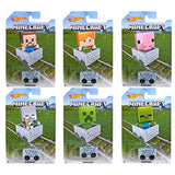 Hot Wheels 1:64 Minecraft Minecart (Assorted Character Cards) 6PCS