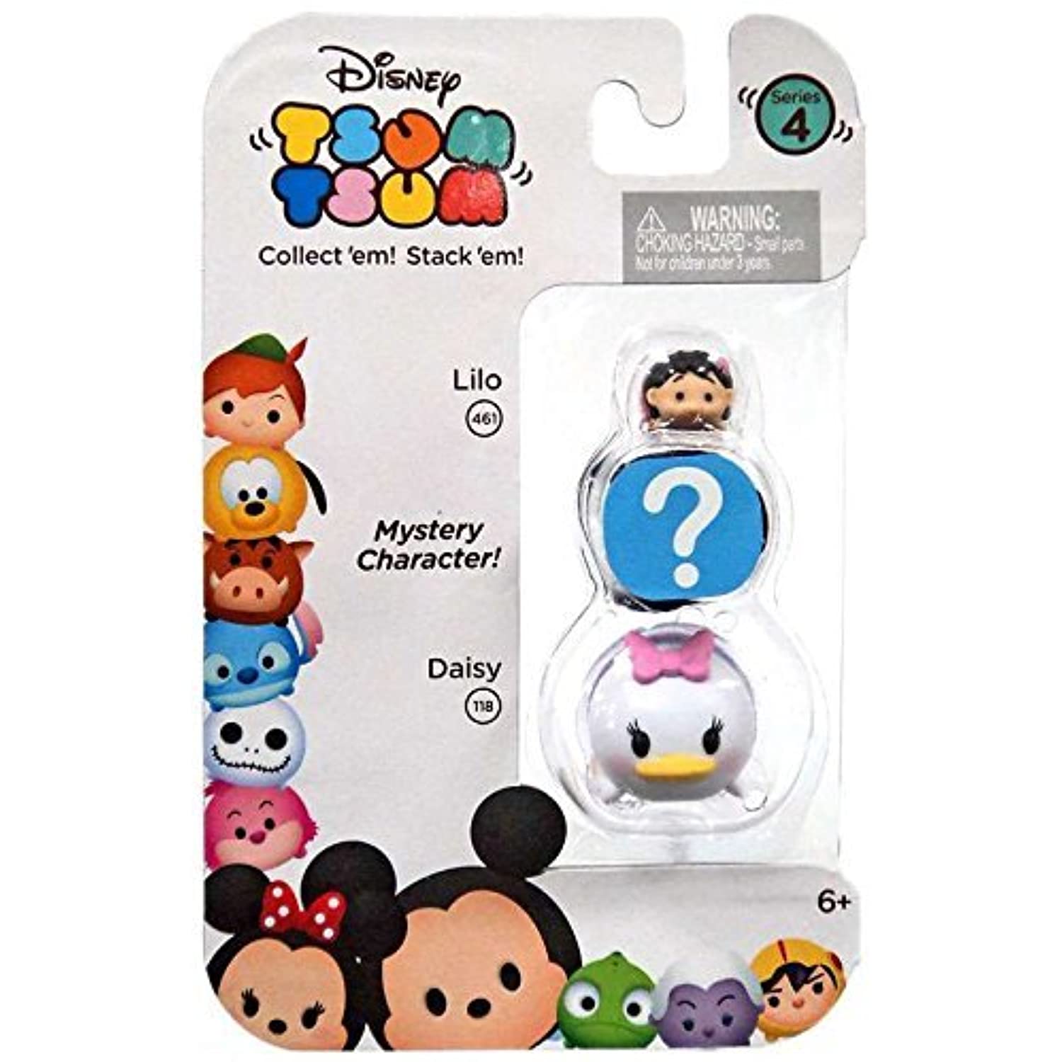 Disney Tsum Tsum Series 4 Lilo & Daisy 1" Minifigure 3-Pack