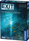 Exit: The Sunken Treasure | Exit: The Game - A Kosmos Game | Family-Friendly, Card-Based at-Home Escape Room Experience for 1 to 4 Players, Ages 10+