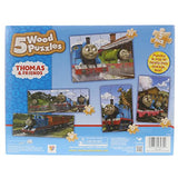 Cardinal Thomas & Friends 5 Wood Puzzle Set by Play Visions