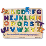Melissa & Doug Alphabet Stamp Set and Alphabet Sound Puzzle Bundle by Melissa & Doug