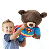 GUND Jumbo Fuzzy Superman, Plush Stuffed Bear, 25"