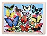 Melissa & Doug Butterfly Garden Wooden Jigsaw Puzzle (48 Pieces)