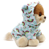 GUND Worlds Cutest Dog Boo Plush Rainbow Outfit Stuffed Animal Plush, 9