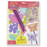 Melissa & Doug Whimsical Wands - Simply Crafty Series & 1 Scratch Art Mini-Pad Bundle (09489)