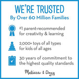 Melissa & Doug Wooden Take-Along Tabletop Kingdom