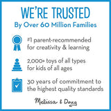 Melissa & Doug First Play Pets Wooden Bead Maze with Suction Cups For Babies and Toddlers