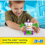 Imaginext Head Shifters The Joker Figure and Laff Mobile Transforming Vehicle