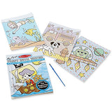 Melissa & Doug Blue: My First Color with Water Only Art Activity Pad + FREE Scratch Art Mini-Pad Bundle [31844]