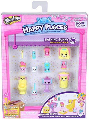 Happy Places Shopkins Decorator Pack Bathing Bunny
