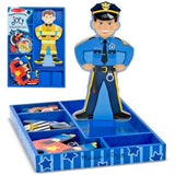 Joey - Magnetic Dress Up Wooden Doll & Stand + FREE Melissa & Doug Scratch Art Mini-Pad Bundle [35507]