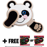 Peek-a-Boo Panda: First Play Series + FREE Melissa & Doug Scratch Art Mini-Pad Bundle [40310]
