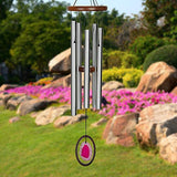 Woodstock Chimes WAGRL The Original Guaranteed Musically Tuned Large Agate Wind Chime, Red