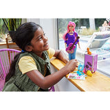 Barbie Helicopter, Pink and Blue with Spinning Rotor