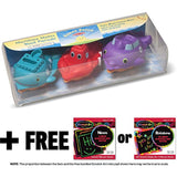 Maritime Mates Boat Parade: Sunny Patch Outdoor Play Series + FREE Melissa & Doug Scratch Art Mini-Pad Bundle [66747]