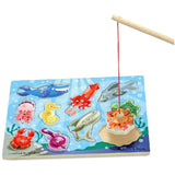 Melissa & Doug Magnetic Fishing Pole Game + Free Scratch Art Mini-Pad Bundle [37785]