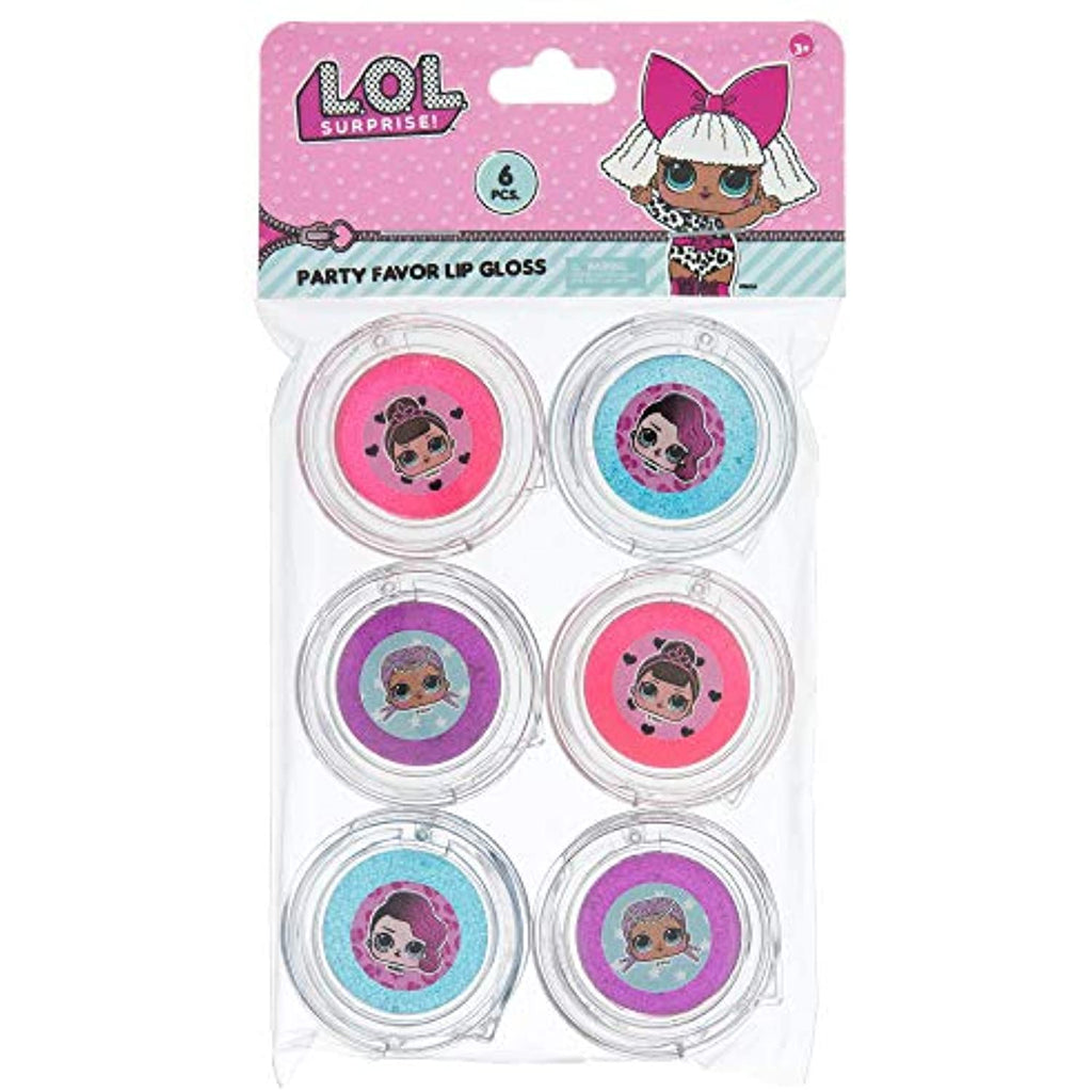 L.O.L Surpise! Lip Gloss Balm Set, Assorted Color - Pack of 6 - Case of 24