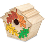 Melissa & Doug Wooden Birdhouse Build-Your-Own Kit & 1 Scratch Art Mini-Pad Bundle (03101)
