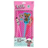 LOL Surprise Party Supplies, Party Favors Collection - 4 Pack Glow in The Dark Wands