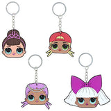 Bundle of 2 |L.O.L. Surprise! Party Favors - (Silicone Pen Pack & Bendable Rubber Keychains)