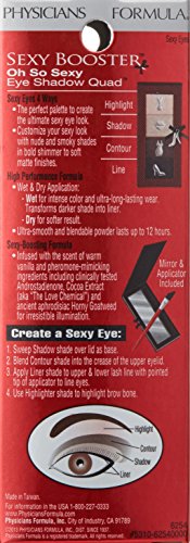 Physicians Formula Sexy Booster Oh So Sexy Eye Shadow Quad, Nude, 0.28 Ounce