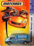 Mattel Matchbox 2006 MBX Metal 1:64 Scale Die Cast Car # 37 - Metallic Light Blue Bilstein Shock Absorber 2006 Ford Transit Van