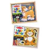 Melissa & Doug Lace and Trace Set of 2 - Pets and Wild Animals
